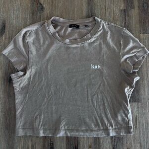 Kith Women's Taupe Short Sleeve Tee